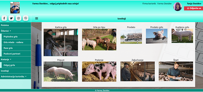 softver za poljoprivrednike -izveštaji